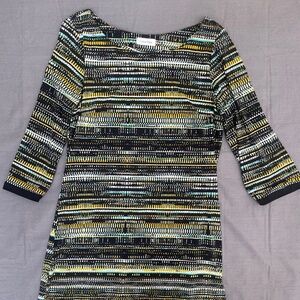 Calvin Klein Multi-Patterned Shift Dress